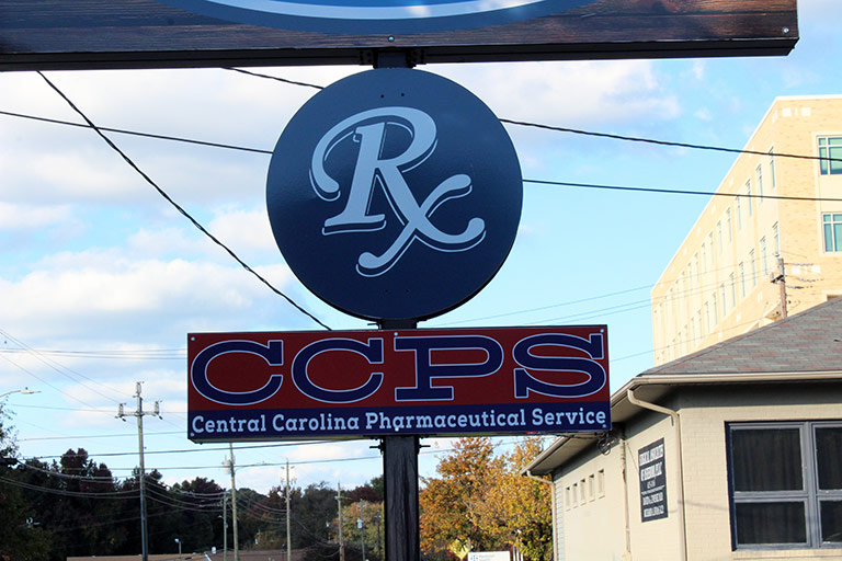  Central Carolina Pharmaceutical Services sign
